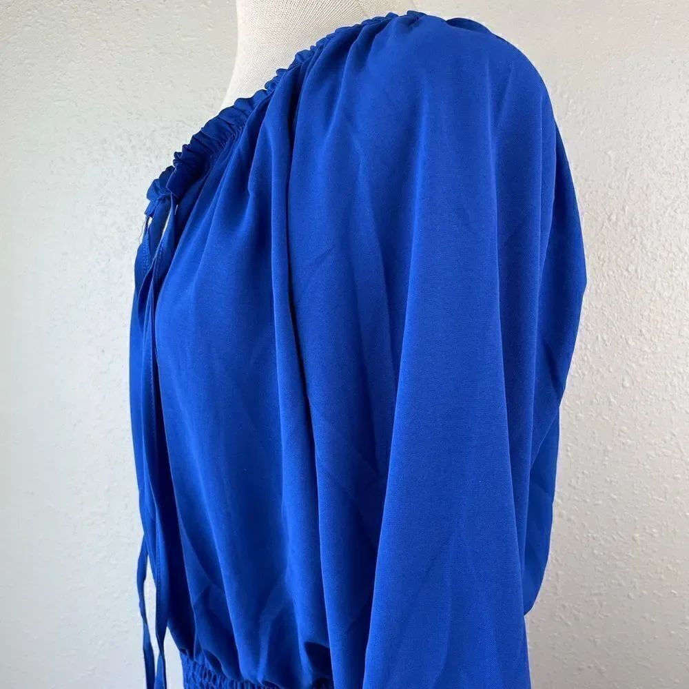 Blue Tunic Size L EUC - Picture 4 of 6